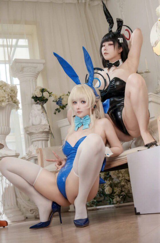[COSPLAY]rioko凉凉子& KANEKO_咔喵 - 双人蔚蓝档案