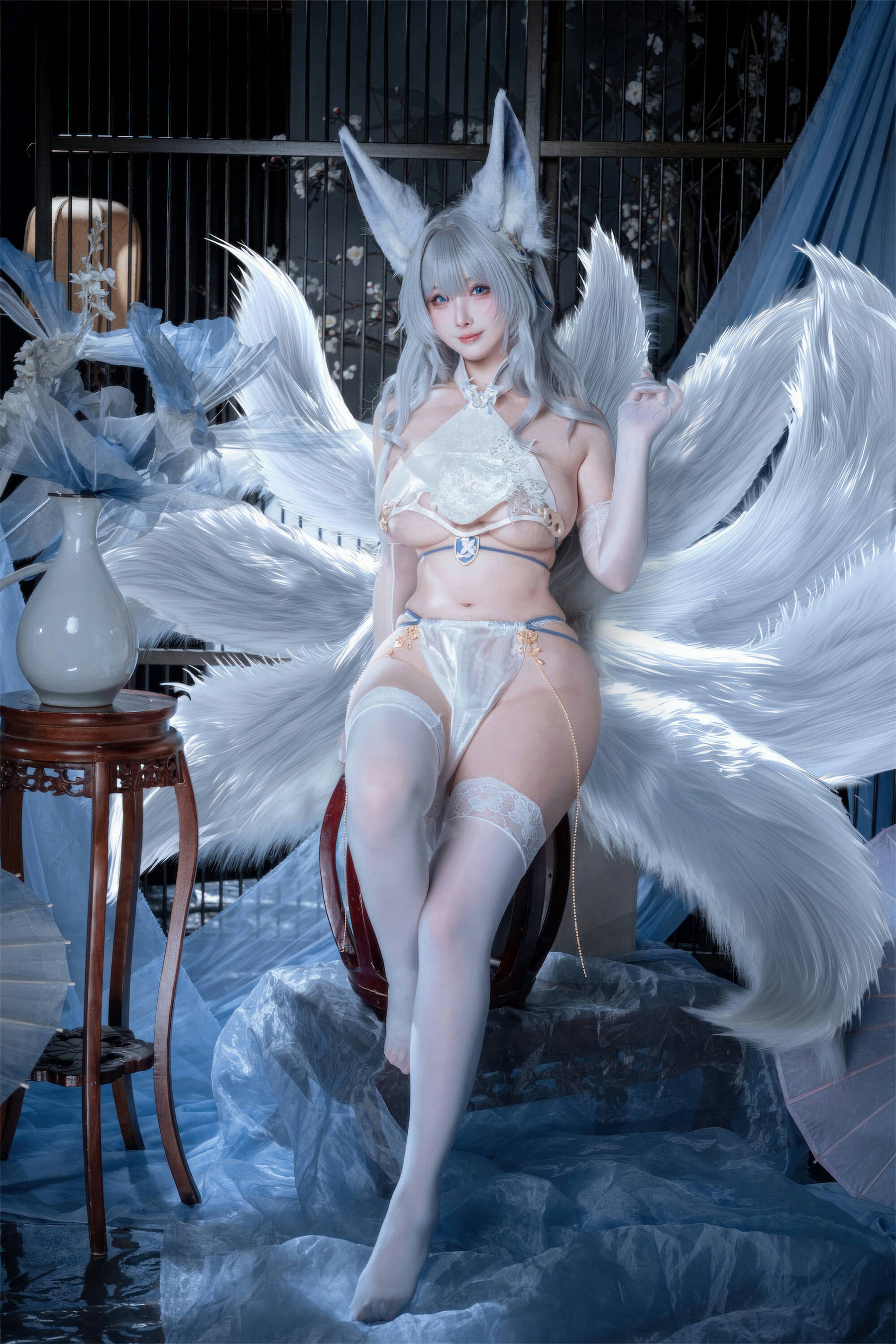 [COSPLAY]rioko凉凉子 – 碧蓝航线 信浓 旗袍 相融一梦 [25P]