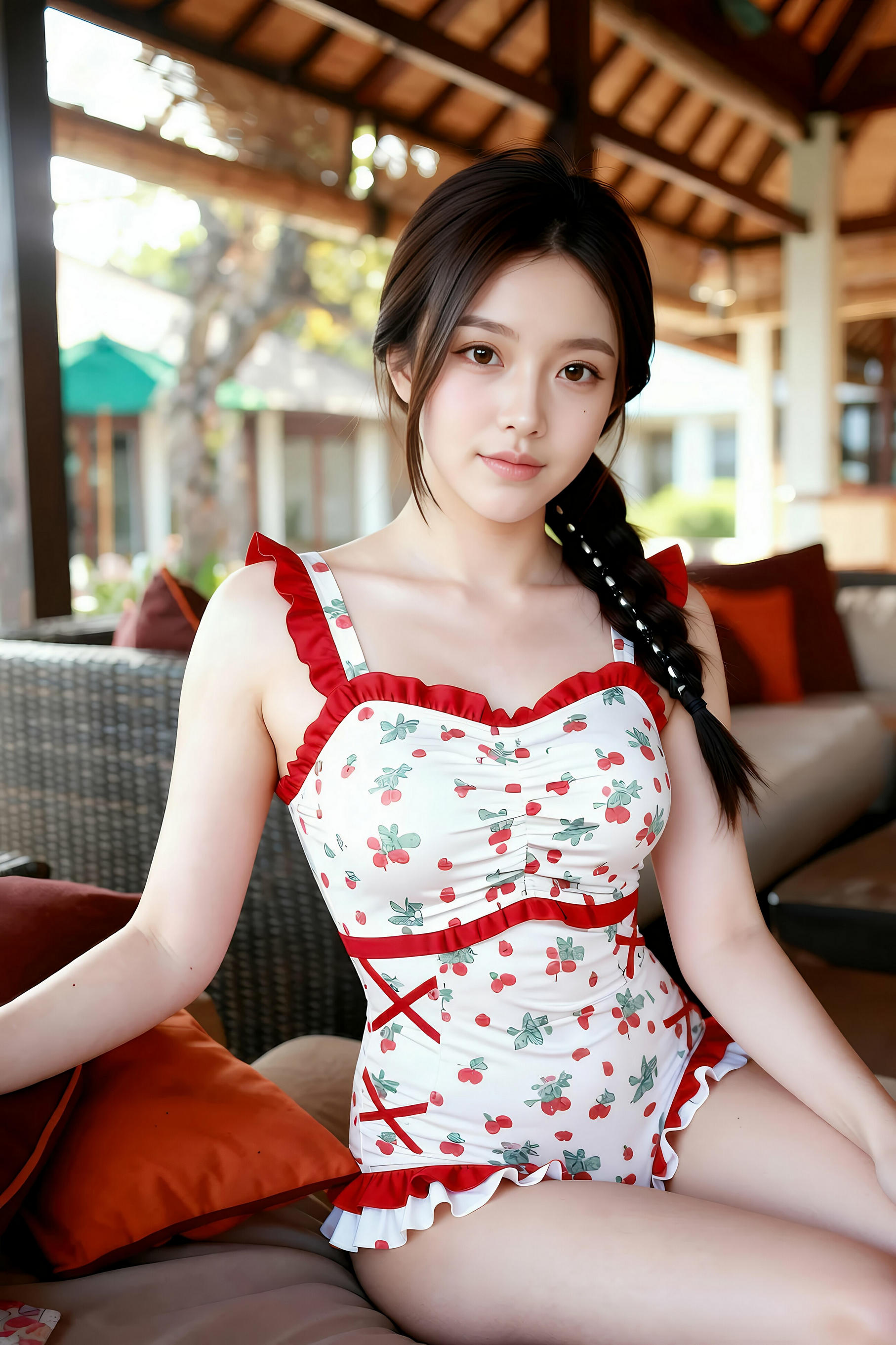 [AiGirl] 熙蕾学姐 樱桃连体 [64P]
